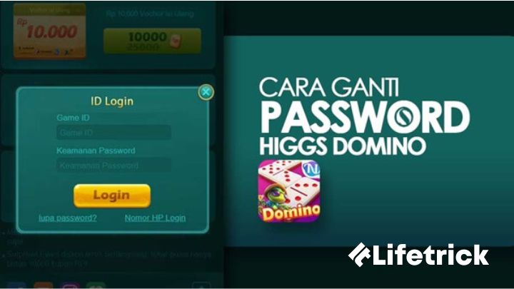 Cara Ganti Password Higgs Domino Akun Facebook