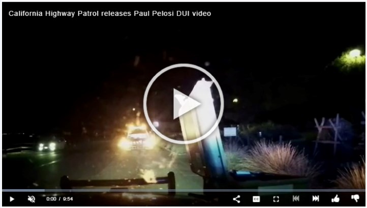 Original Footage Link Video Complete Crash DUI dashcam of Paul Pelosi