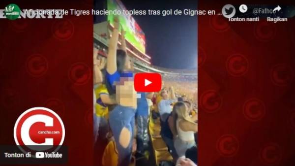 (Actualización) Trending Today Video Link Un fanático de Tiger muestra su pecho en el Arco del Triunfo